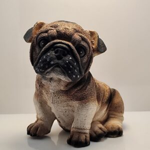 LeafyLuxe “Duke of Charm” – Elegant Bulldog Figurine