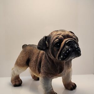 LeafyLuxe “Guardian of Grace” – Majestic Bulldog Figurine