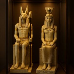 Leafy Luxe Egyptian Royal Guardians